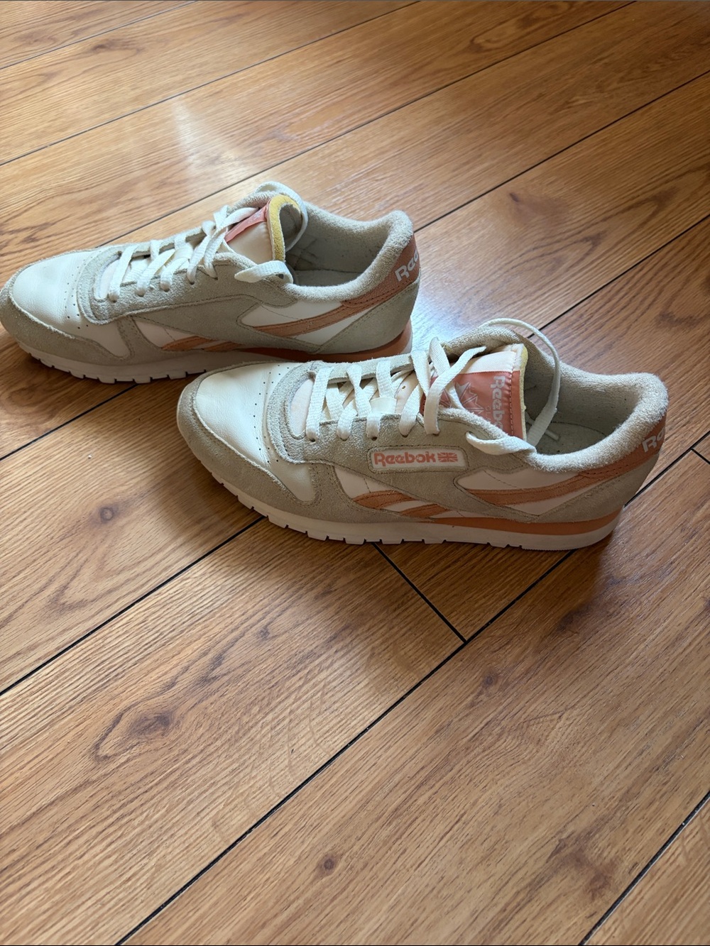 Reebok Women's Classic AZ Sneakers in Pink/Chalk - Picture 4 of 9